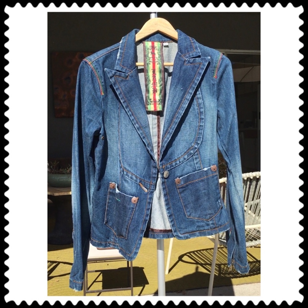 L.A.M.B. By Gwen Stefani Denim Blazer